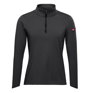 Women's Performance Stretch Jersey 1/4 Zip Pullover by Red Kap – Medium, Polyester, Black, Model QZW1BK RG M