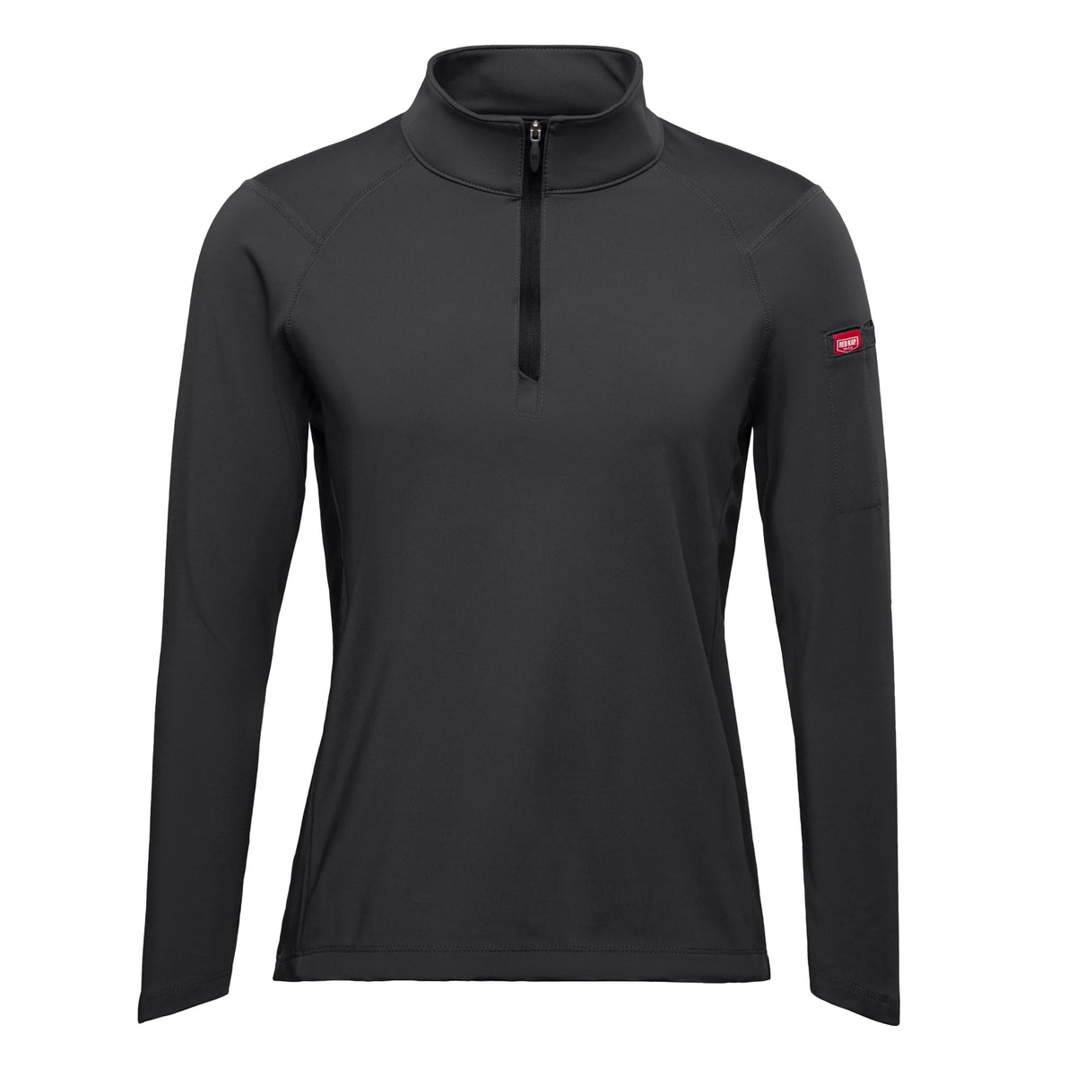 Red Kap Large / Black / Performance Stretch Jersey 1/4 Zip Pullover Sweaters