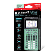 TI-84 Plus CE Graphing Calculator by Texas Instruments – Small, Plastic, Measure Mint, Model 84PLCE/TBL/1L1/AB