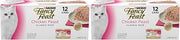 Fancy Feast Chicken Feast Classic Pate Collection Grain Free Wet Cat Food Multi-Pack - (4 Packs of 12) 3 oz. Cans
