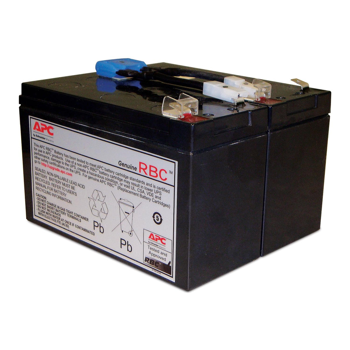 Genuine UPS Replacement Battery for Smart-UPS Model SMC1000C by APC – No, Black, Model APCRBC142