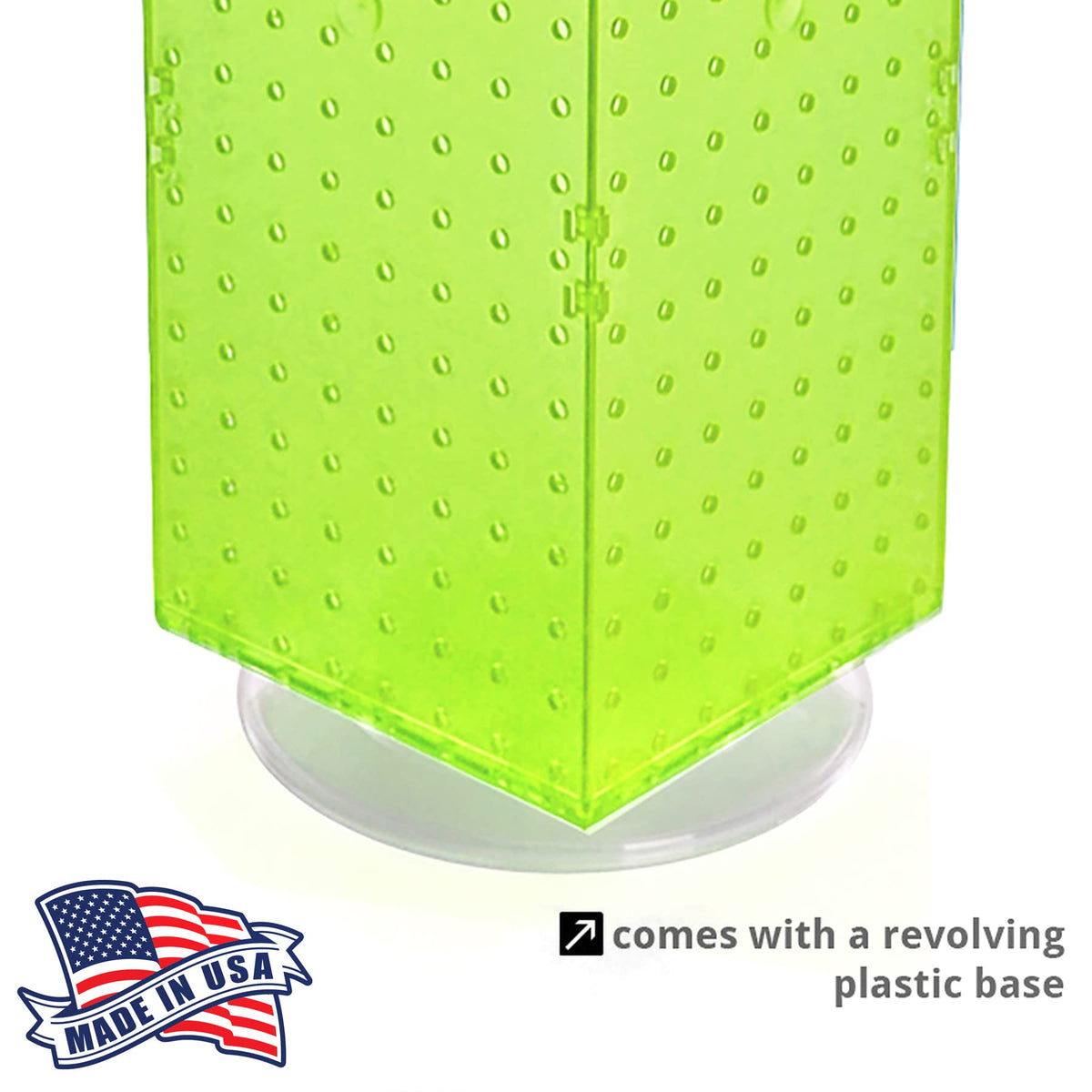 Azar Displays Pegboard Only / Green / Small Display Racks