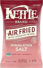 Kettle Brand Potato Chips, Air Fried Himalayan Salt Kettle Chips, 6.5 Oz (Pack of 12)
