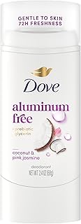 Dove Deodorant Stick Coconut & Pink Jasmine Aluminum Free 2.4 Oz