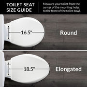 Bemis Gray / Round / Bidet & Seat Bundle Bidet Seats