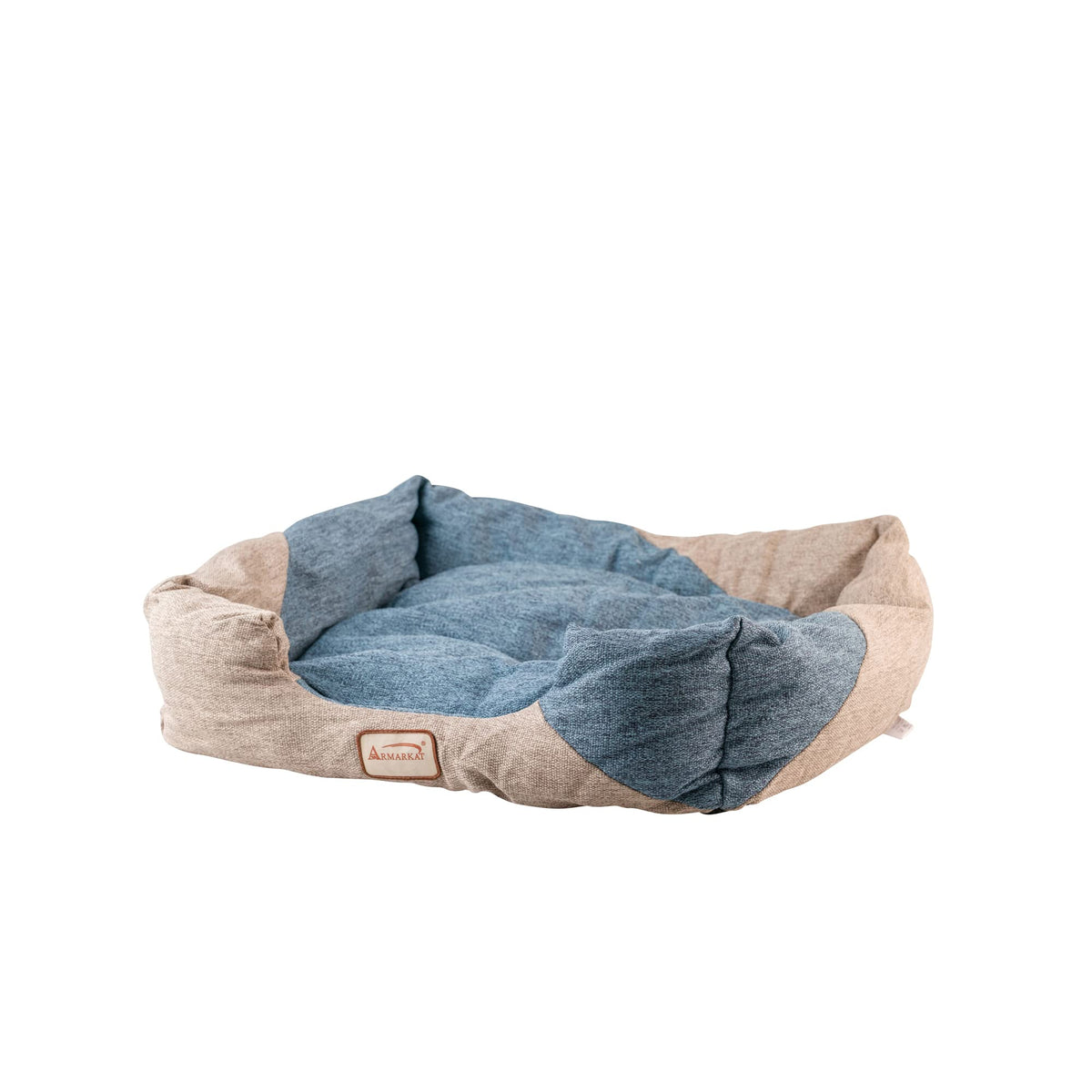 Cat Bed by Armarkat – One Size, poly fibre, navy blue, beige, Model C47