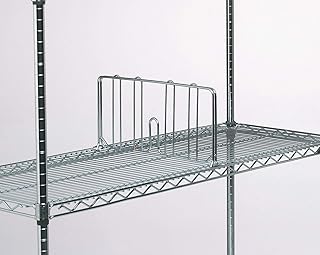 METRO Shelf Divider, 8x18, Chrome Plated