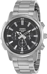 Casio Chronograph Stainless Steel Analog Mtp-E505D-1A Mtpe505D-1 Men's Watch