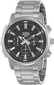 Casio Chronograph Stainless Steel Analog Mtp-E505D-1A Mtpe505D-1 Men's Watch