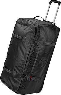 Ergodyne Arsenal 5032 Rolling Duffel Bag with Wheels, Water Resistant, Self Standing, 31.5-Inch, 130L