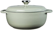 4.5 Quart Enameled Cast Iron Dutch Oven with Lid by Lodge – 4.5 Quart, Cast Iron, Desert Sage, Model EC4D51PLT