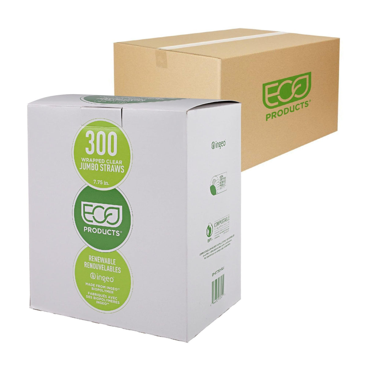 ECO PRODUCTS 7.75" / 9600 / Wrapped Straws
