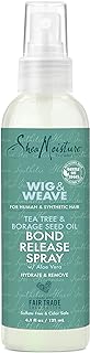 Shea Moisture SheaMoisture Bond Release Hair Spray for Wig and Weave, Tea Tree and Borage Seed, Alcohol Free Hairspray, 4.1 Oz
