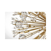 Vera 18 Light Pendant by Lighting Design – Metal, Clear, Model 2550D32SG