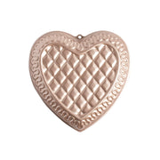 Formed Quilted Heart Pan by Nordic Ware – 9 Cup, 9.0 cups, Aluminum, Golden Hour, Model 31822