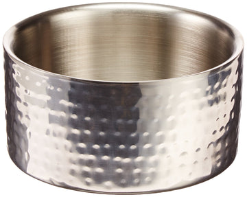 Bowls, 6" Length x 6.05" Width, Silver by American Metalcraft – 34 oz., 34.0 fluid_ounces, Stainless Steel, Silver, Model DWBH6