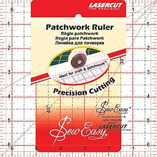 Tacony Corporation SewEasy Square Quilt Ruler, 6.5" by 6.5"