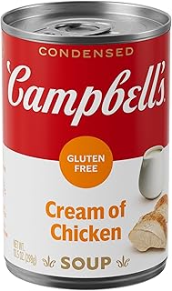 Campbell's Condensed Gluten Free Cream of Chicken Soup, 10.5 oz Can