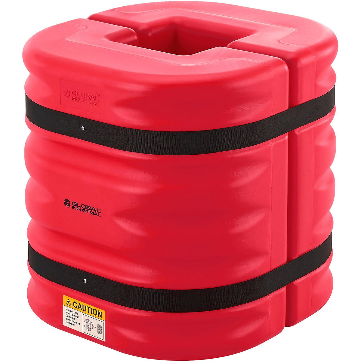 Column Protector by Global Industrial – HDPE, Red, Model 670832
