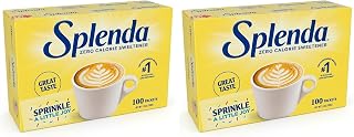 SPLENDA Zero Calorie Sweetener, 100 Count (Pack of 2)