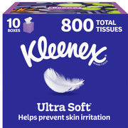 Kleenex White / 80 Count (Pack of 10) / 1 Paper & Plastic