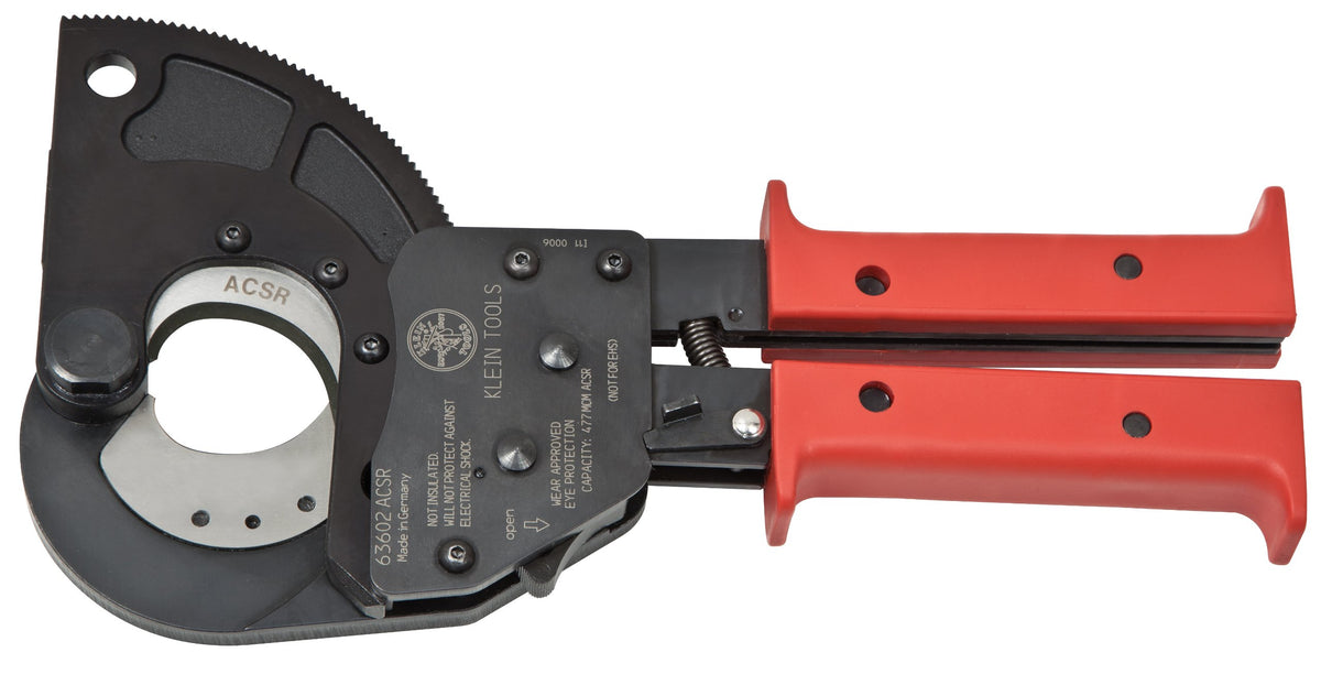 Compact Ratcheting ACSR Cable Cutter by KLEIN TOOLS – Aluminum, Model 63602