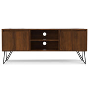 SIMPLIHOME Walnut Veneer / 60 inch / Low TV Stand Television Stands & Entertainment Centers