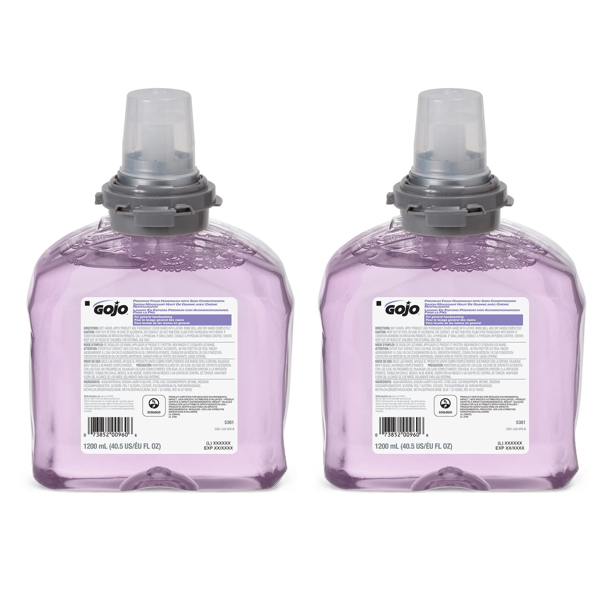 GOJO Cranberry / Foam Handwash / 40.56 Fl Oz (Pack of 2) Hand Wash