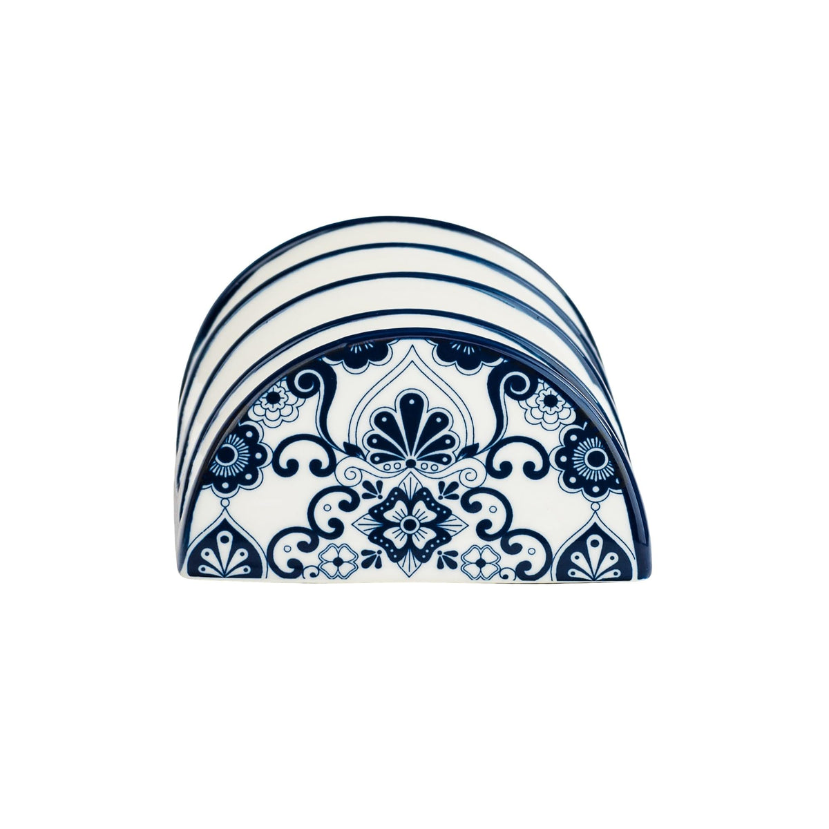 10 Strawberry Street Set of 2 Taco Cradles / Talavera Blue / 1 Serveware Accessories