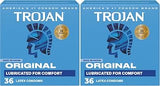 TROJAN ENZ Lubricated Condoms, Latex Condoms for Contraception and STI Protection, America’s Number One Condom, 36 Count Value Pack (Pack of 2)