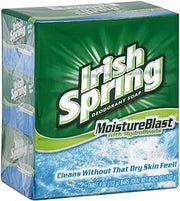 Irish Spring Moisture Blast Deodorant Soap, 3 x 4 oz