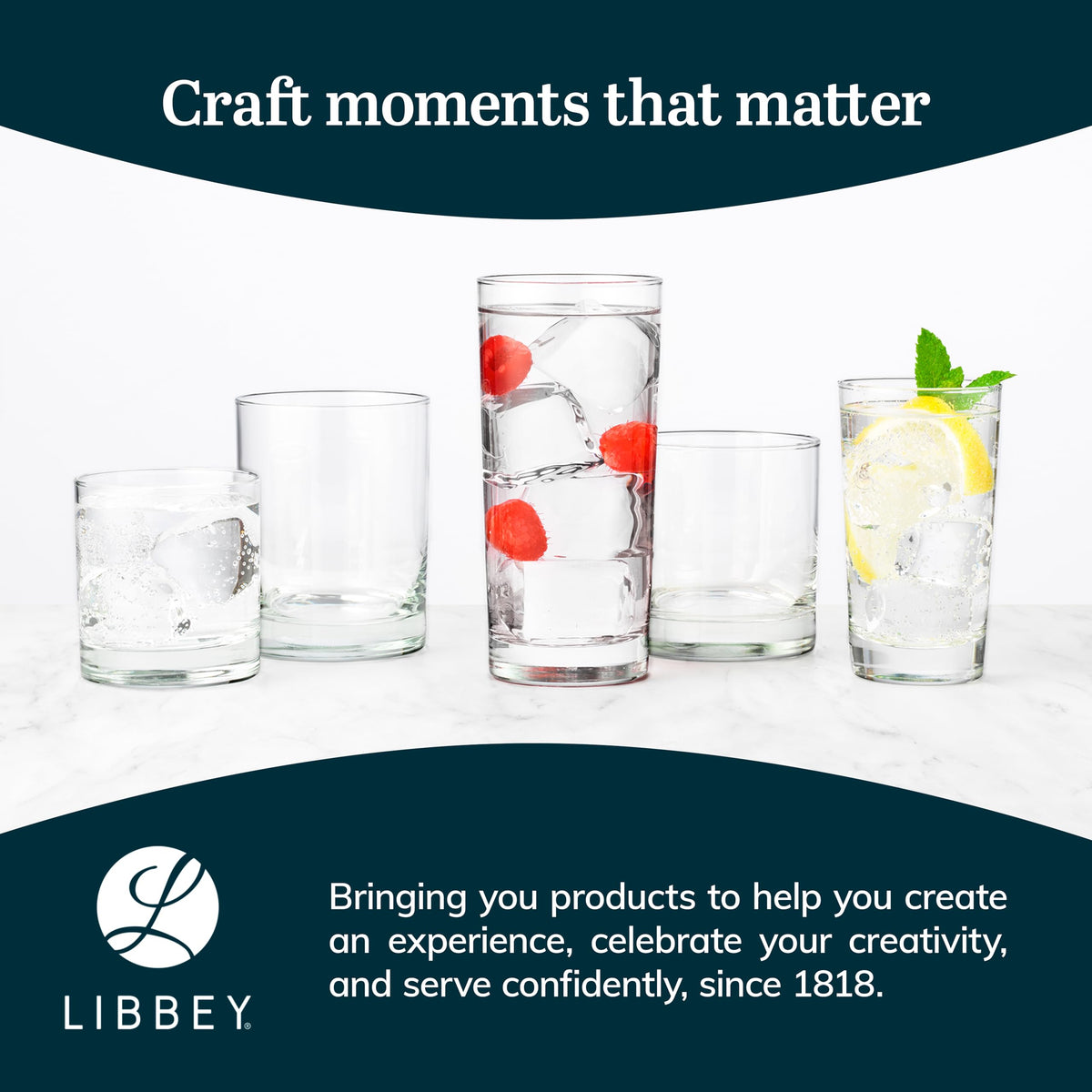 Libbey Old fashioned 12 / 13.5 oz / Modern Old Fashioned Glasses
