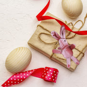 Ball Garland Glass Plush Rabbit Gift Rabbit Doll Decoration Pendant Easter Decoration Hangs Mini Valentine Gnomes (Pink by Cakina – Glass
