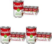 Campbell's Condensed 98% Fat Free Cream of Mushroom Soup, 10.5 oz Can (36 Pack)