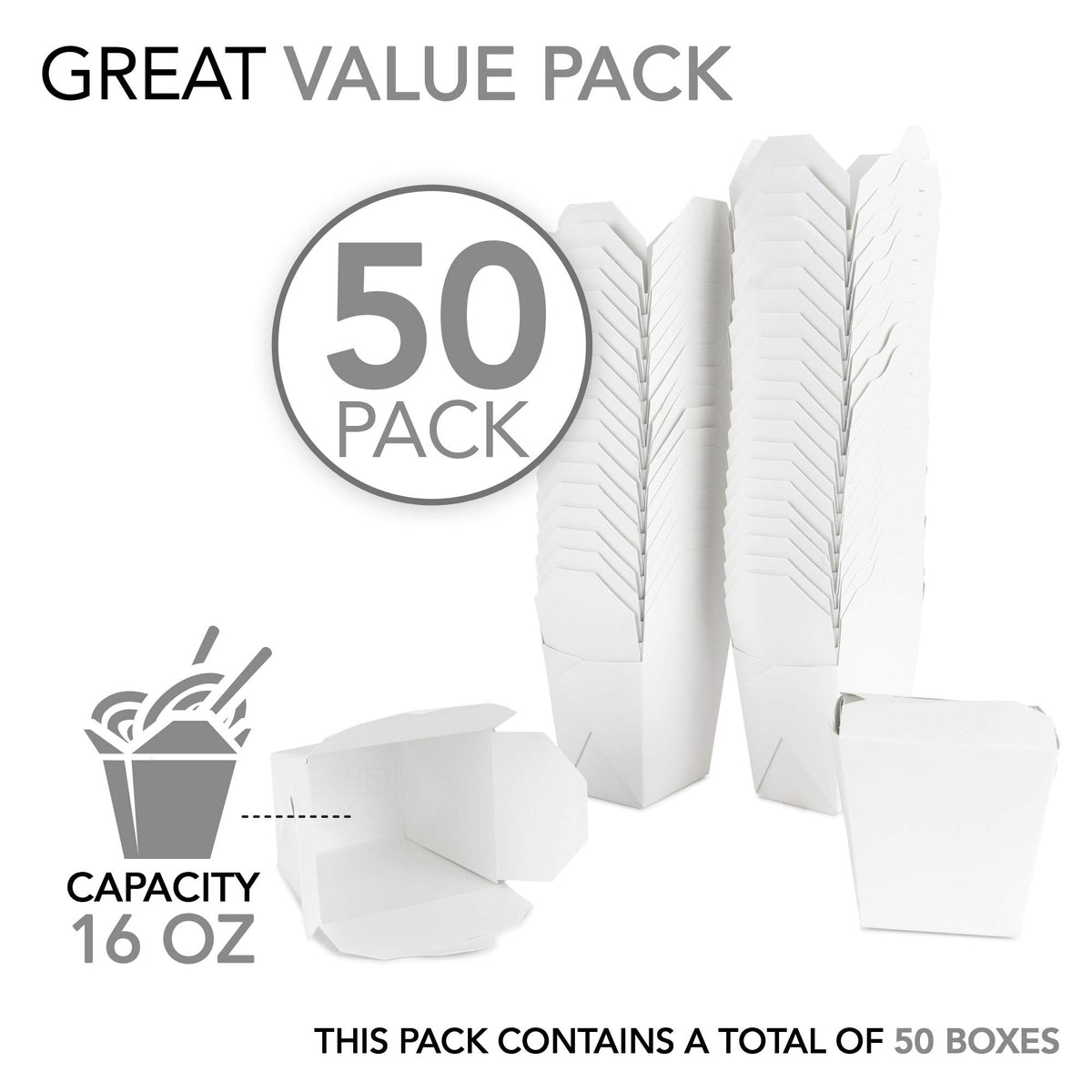 Stock Your Home 8 oz. / White / 8.0 ounces Boxes