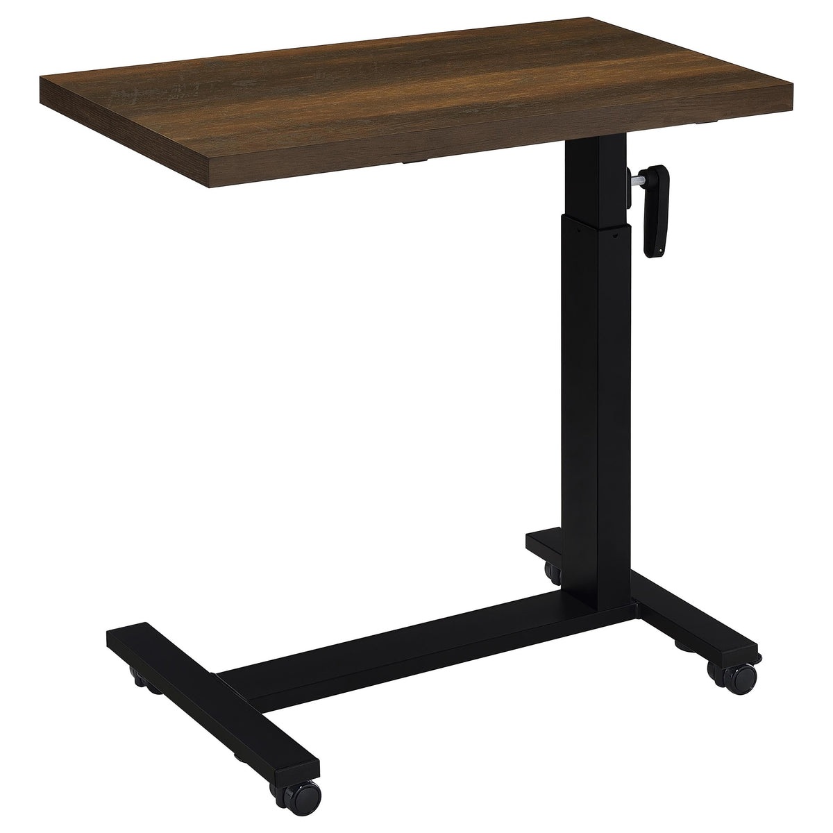 Coaster Fine Furniture Dark Pine / 28"W x 15.5"D x 27.75 - 40.25"H / Transitional Overbed Tables