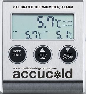ACCUCOLD Temperature Alarm NIST Calibrated