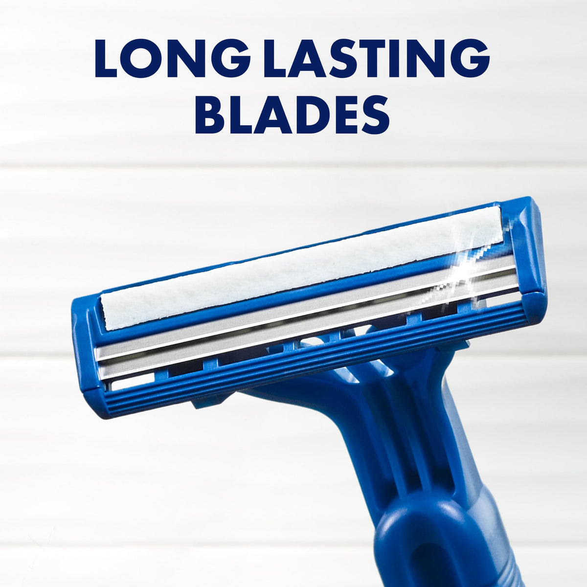 Sensor2 Pivoting Head Men's Disposable Razors by Gillette – 25 Count (Pack of 1), Chromium, Blue, Model 7235696