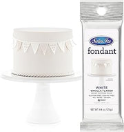 Satin Ice Fondant for Cake Decorating, White (4.4 Ounce)