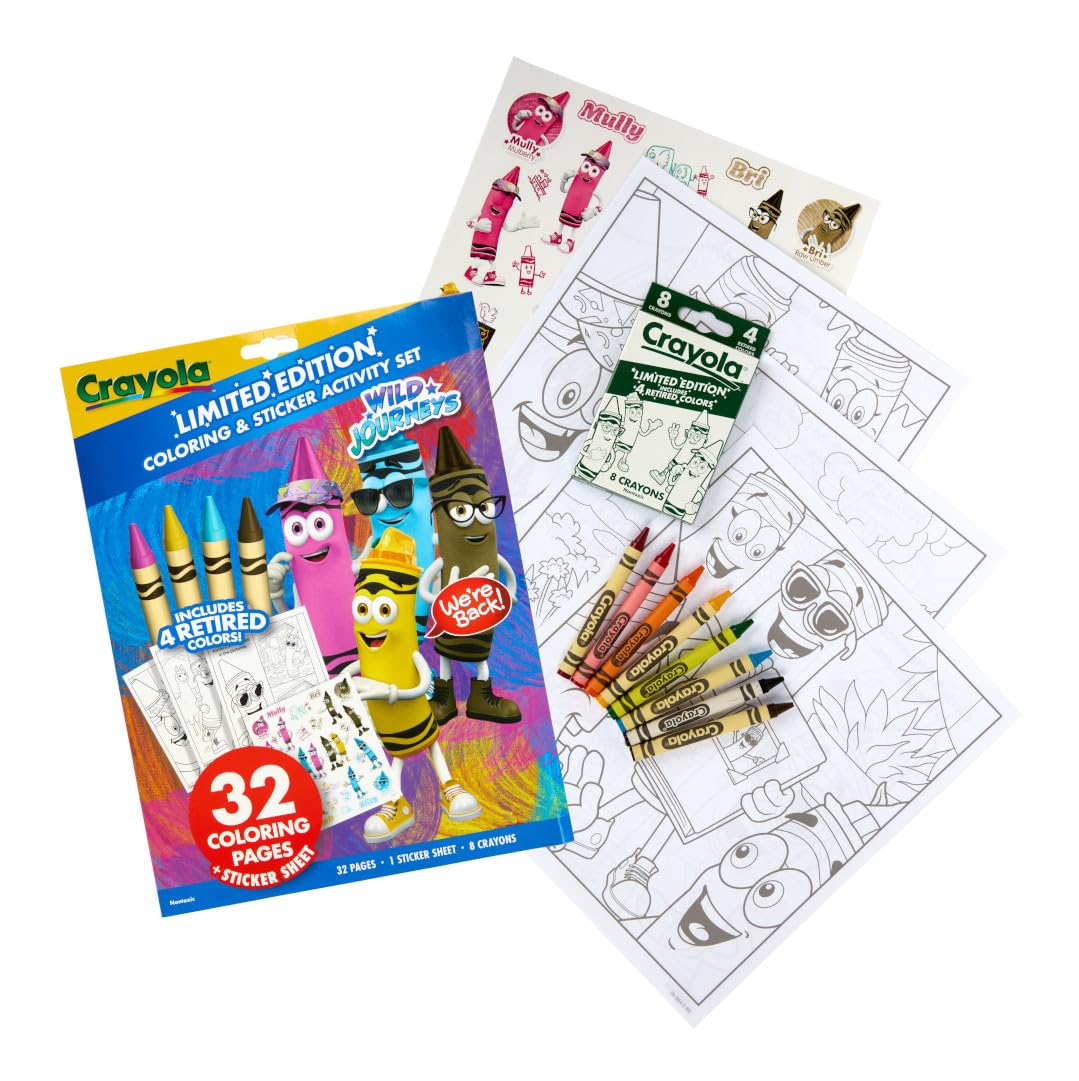 Crayola 8 Count (Pack of 2) / Reddish-Magenta / 1 Drawing