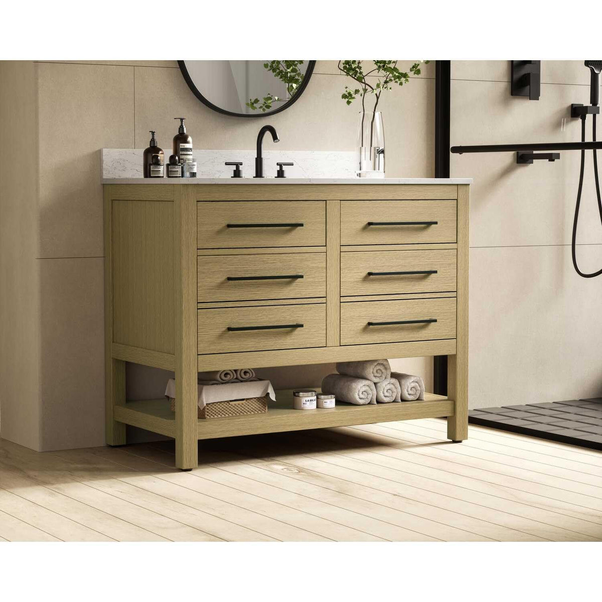 Bathroom Vanity Honey Brown by karson – Honey Brown