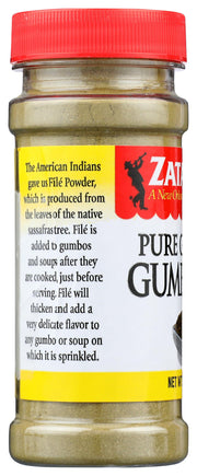 Pure Ground Gumbo File 1.25 oz by Zatarain's – 1.25 Ounce (Pack of 1), Model 0071429104136
