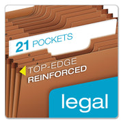 Conversion File Jackets and Pockets by Pendaflex – Legal, Polypropylene (PP), Brown, Model R219AHD