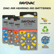 Hearing Aid Battery by Rayovac – 60 Count (Pack of 1), Iron, Brown Tab, Pack of 60, Model 312 / PR41