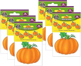 Teacher Created Resources Pumpkins Mini Accents, 36 Per Pack, 6 Packs