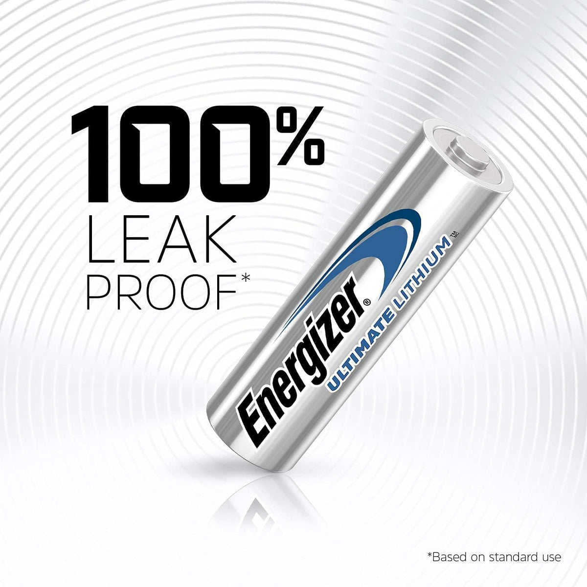 100 AA Ultimate Lithium Leakproof Batteries by Energizer – 2 Count (Pack of 24), Model L91-100AA