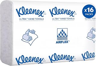 Professional Reveal Folded Towels, Bulk, 16 x 150 Sheets (46321) | Premium Tier, 2-Ply, White, Compatible with the Kimberly-Clark Professional Countertop Dispenser