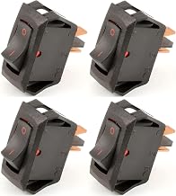 4-Pack 3373 On/Off SPST Rocker Switch Crathco Beverage Dispensers