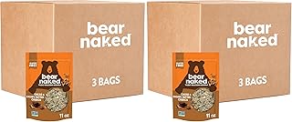 Bear Naked Granola Cereal, Whole Grain Granola, Breakfast Snacks, Cacao and Cashew Butter Crunch (Pack of 6)