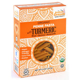 Quinoa Organic Penne Pasta Turmeric 8 Ounce Box Non-GMO Gluten and Corn Free Vegan Bulk Case of 8 Boxes by Andean Dream – Commercial Grade